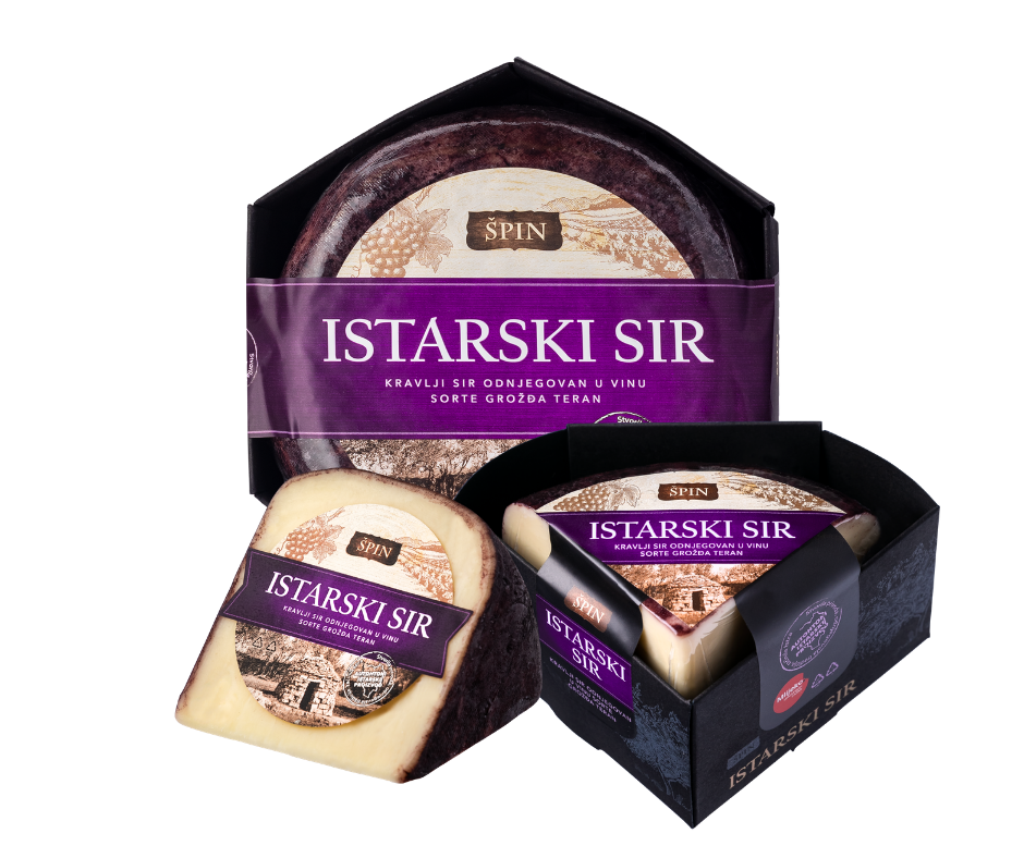 Istarski kravlji sir u teranu