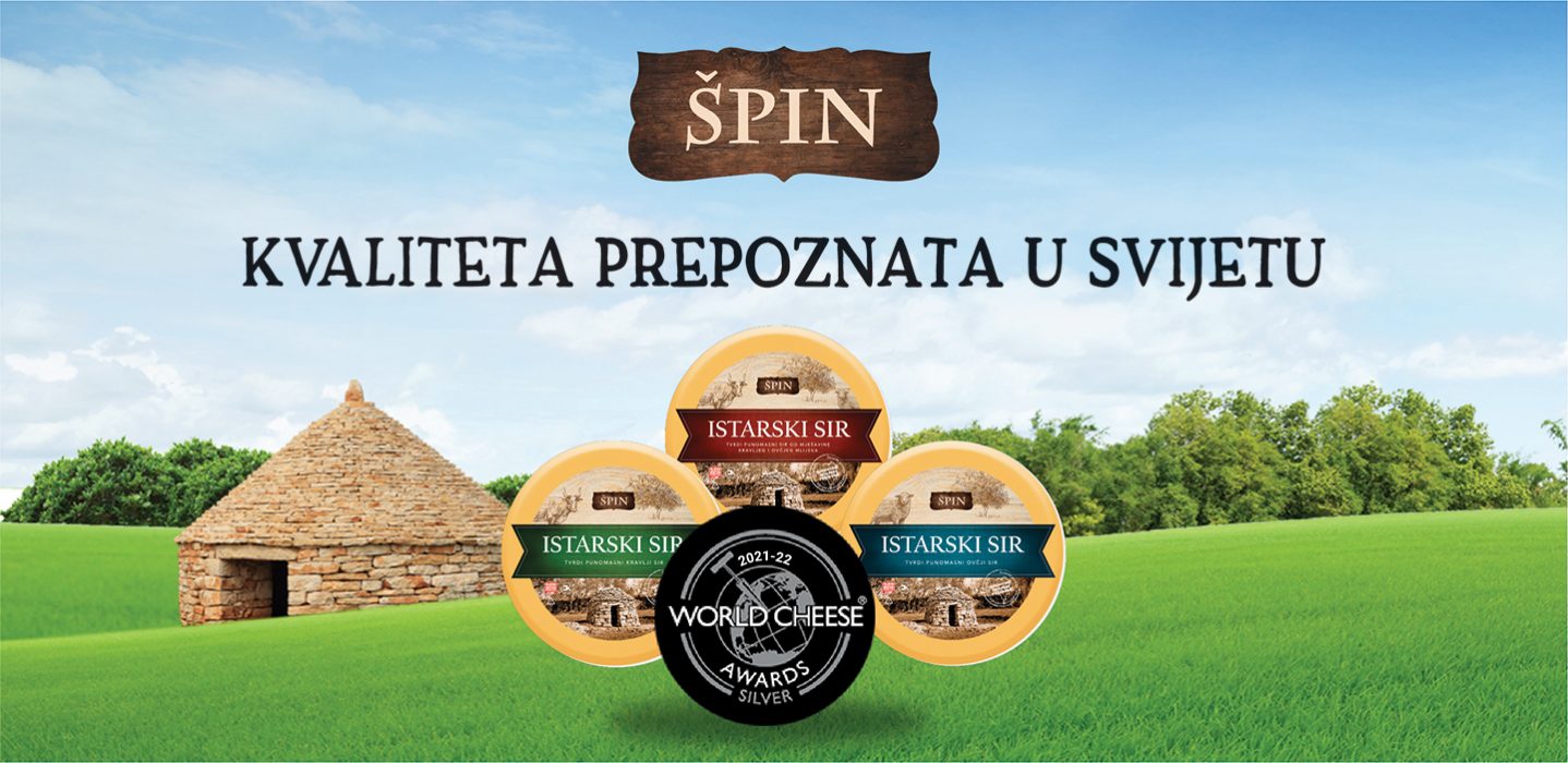 Istarski sir Špin drugi na svijetu